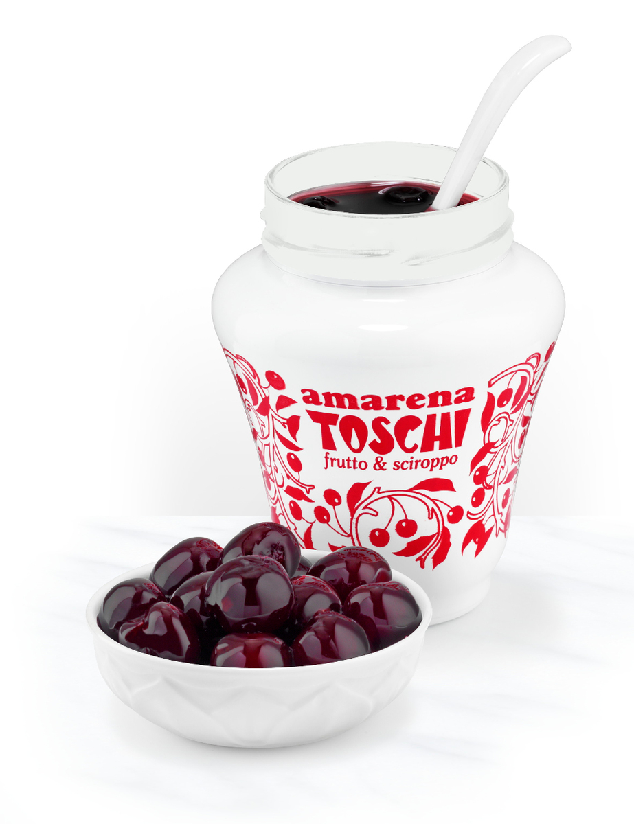 Toschi Amarena Frutto (Sour Cherries) in Syrup